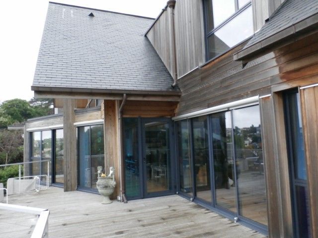 PROPRIETE SAINTE ADRESSE vue dégagée, contemporaine, volumes.